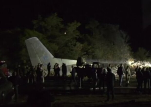 Крушение самолета под Харькова. Фото: Youtube
