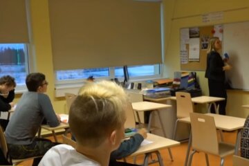 Школа в Украине. Фото: YouTube, скрин