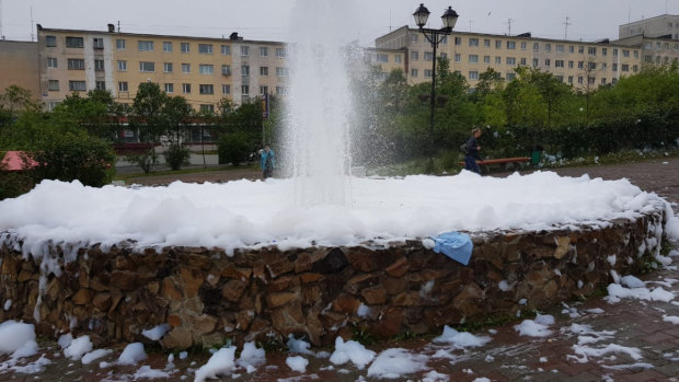 Июльский снегопад в России: появились первые фото