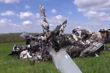 Збитий вертоліт рф. Фото: скріншот YouTube-відео