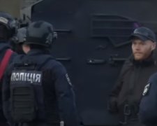 Полиция Киев. Фото: скрин брифинга полиции