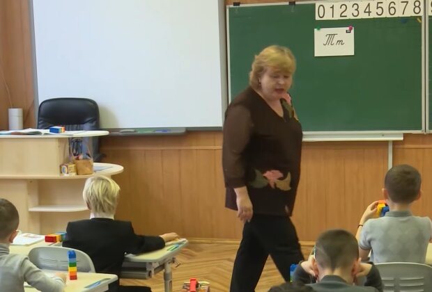 Урок в школі.  Фото: скріншот YouTube-відео
