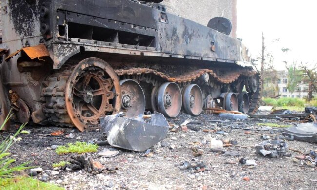 Разбитая техника рф. Фото: Telegram