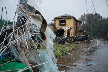 Последствия тайфуна в Японии