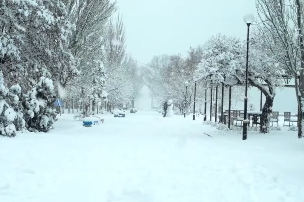 Снег. Фото: скриншот YouTube-видео