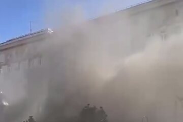 Пожар в москве. Фото: скриншот YouTube-видео