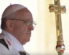 Папа Римский, фото: скриншот с youtube