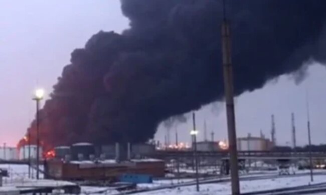 Атака НПЗ на россии. Фото: скриншот YouTube-видео