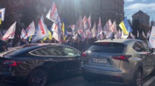 Акции протеста. Фото: скриншот Телеграм-канал