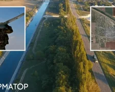 Міст через Північнокримський канал, уражений ЗСУ