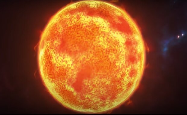 Сонце. Фото: скріншот YouTube-відео