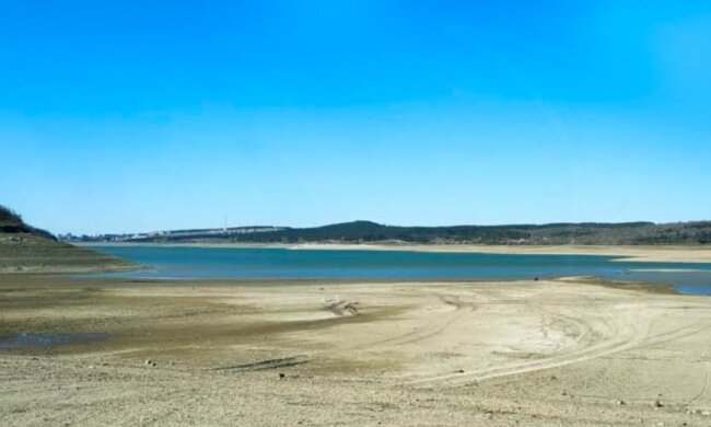 Симферопольское водохранилище. Фото: скриншот YouTube.