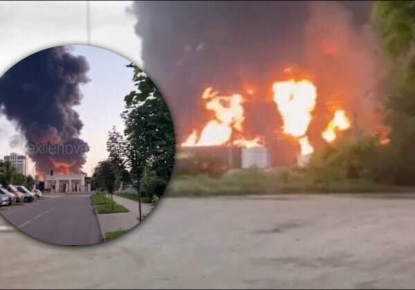 Пожежа на складі боєприпасів у Ленінградській області
