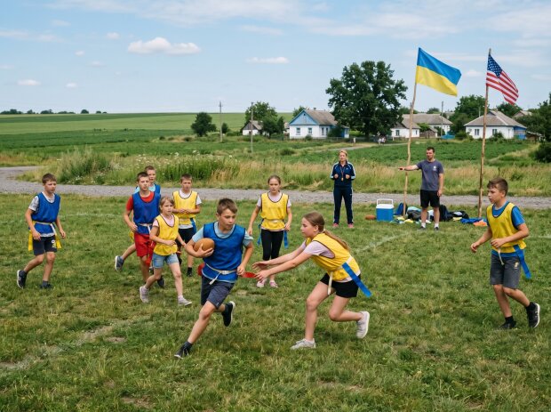 флаг-футбол діти Україна спорт турнір