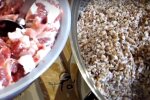 Сало и гречка. Фото: скриншот Youtube-видео
