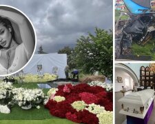 Квіти біля могили блогерки Vikunciy у Самарі на Дніпропетровщині
