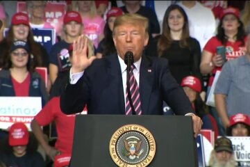 Дональд Трамп. Фото: скриншот YouTube