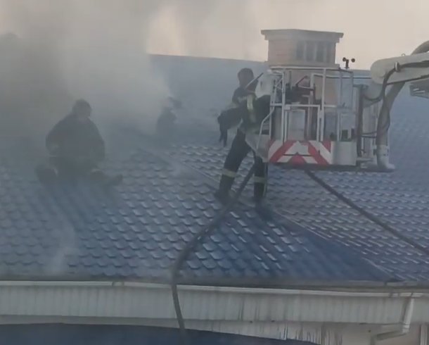 Пожар в Одессе 27.03.2020. Фото: скриншот YouTube