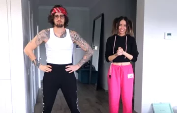 Надя Дорофеева и Владимир Дантес. Фото: скриншот Youtube-видео
