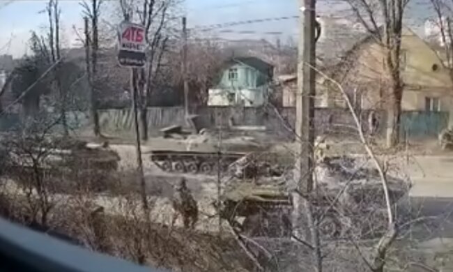 Танки рф. Фото: скріншот YouTube-відео