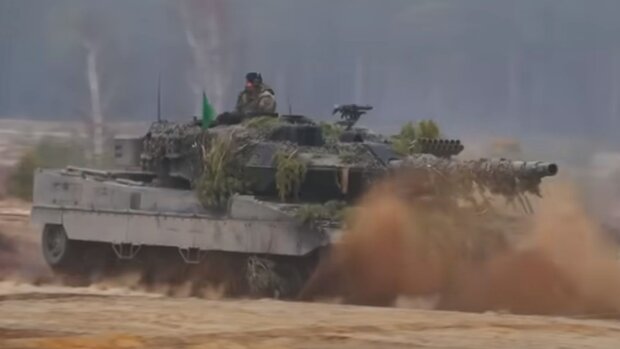 Танк Leopard. Фото: скриншот YouTube-видео