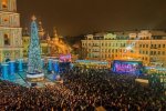 Новогодняя елка на Софиевской площади. Фото: nashkiev.uа
