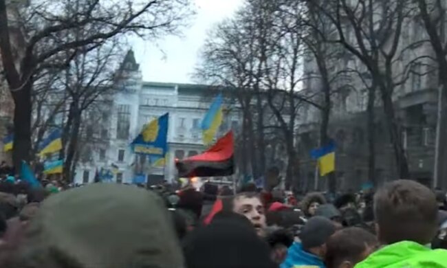 Протесты на Майдане. Фото: Youtube