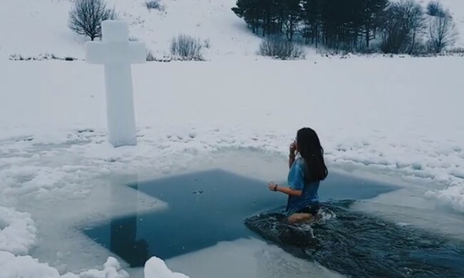 Погода на Крещение. Фото: скриншот YouTube-видео