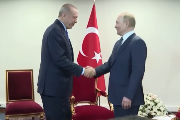 Ердоган та путін. Фото: скріншот YouTube-відео