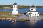 Свято-Преображенская церковь на Днепре. Фото: скриншот YouTube-видео
