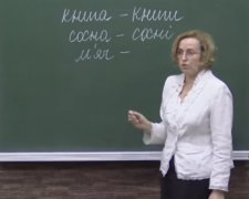 Учитель возле доски, фото: Скриншот YouTube