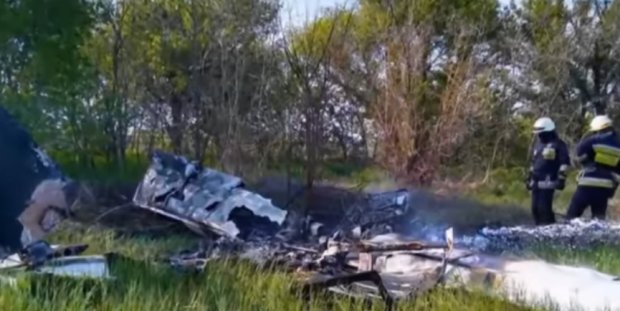 Авиакатастрофа в Днепре. Фото: youtube