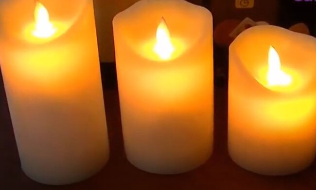 Свічки. Фото: скріншот YouTube-відео