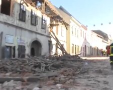 Землетрясение в Хорватии. Фото: скриншот Youtube-видео