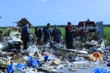 Сбитый «Боинг» MH17. Фото: РБК-Украина