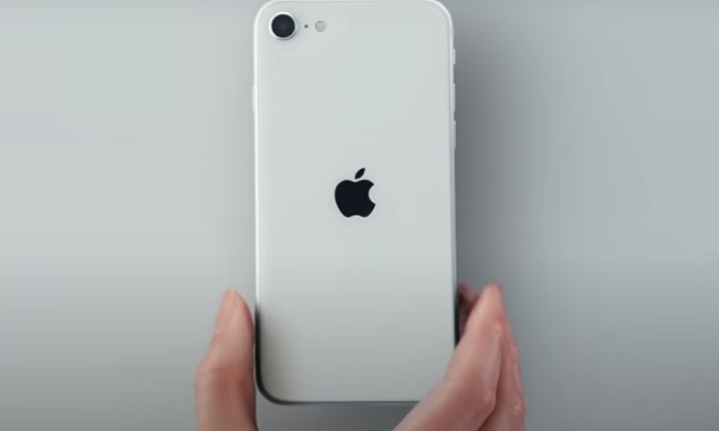 Новый iPhone SE. Фото: скрин Apple