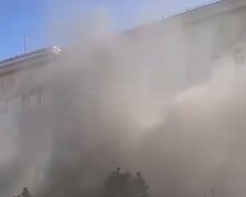 Пожар в москве. Фото: скриншот YouTube-видео