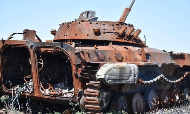 Розбита техніка рф. Фото: Facebook