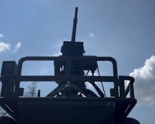 Наземний дрон. Фото: скріншот Telegram-відео