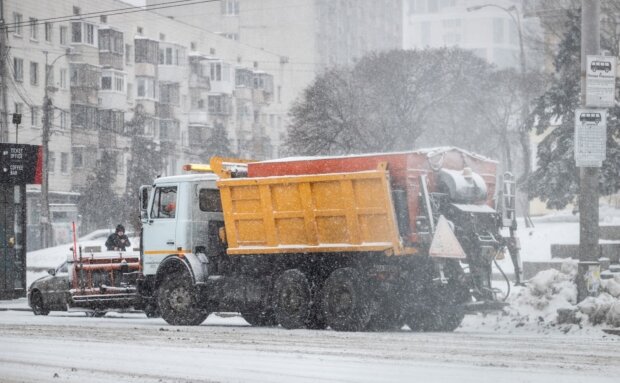 Снегопад в Киеве. Фото: Telegram