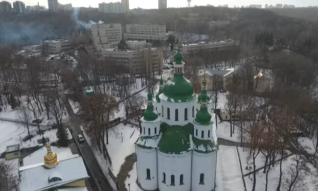 Церква.  Фото: скріншот YouTube-відео