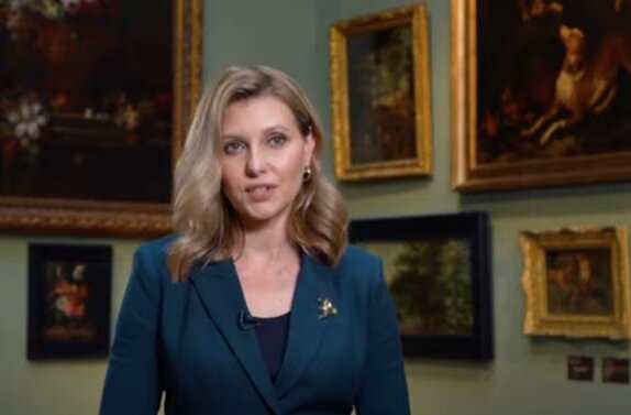 Елена Зеленская. Фото: скриншот YouTube