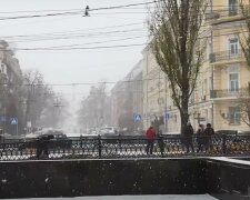 Снег, Киев. Фото: скриншот Youtube-видео
