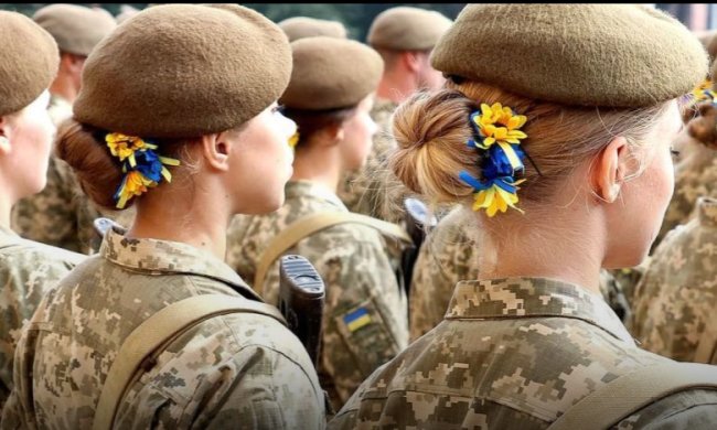 Женщины-военные, скриншот ТСН