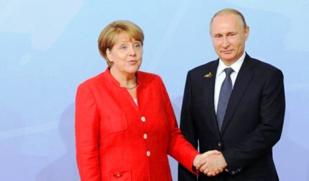 Путин и Меркель, фото: пресс-служба президента РФ