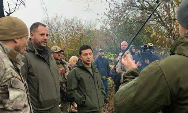 Владимир Зеленский на Донбассе