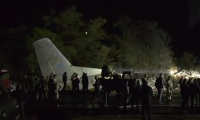 Крушение самолета под Харькова. Фото: Youtube