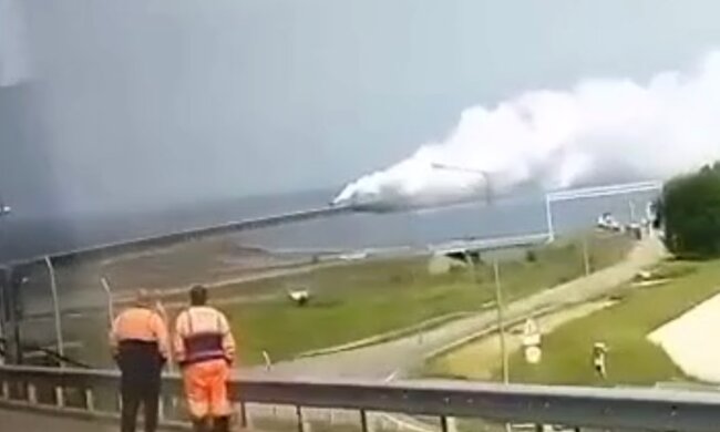 крымский мост. Фото: Telegram