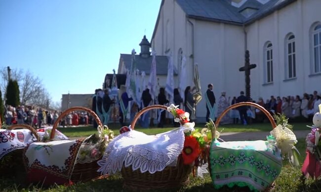 Пасхальний кошик. Фото: скріншот YouTube-відео
