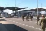 КПП Украина -Крым. Фото: скриншот YouTube